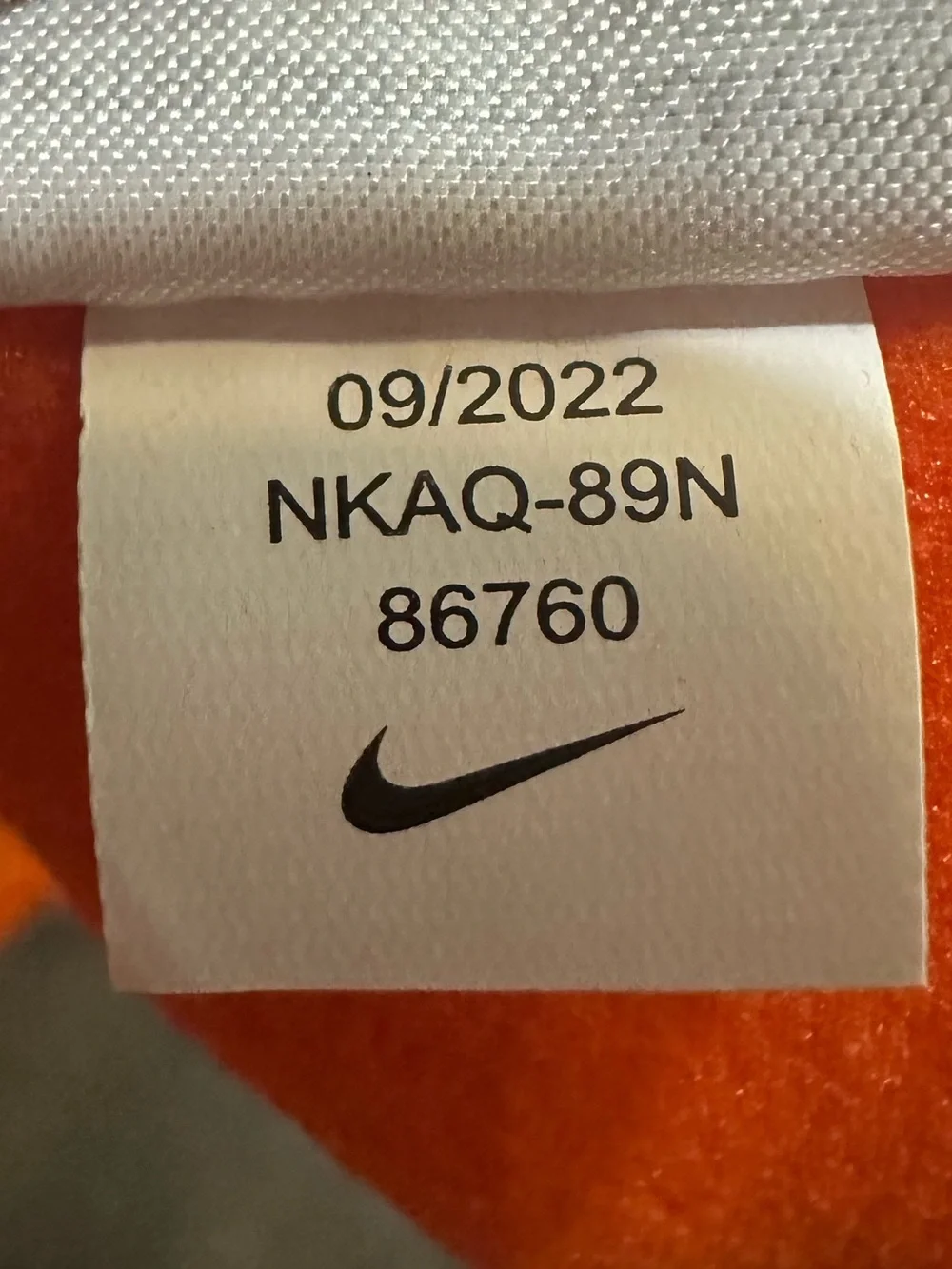 NWOT Nike Men's Orange Pullover Hoodie